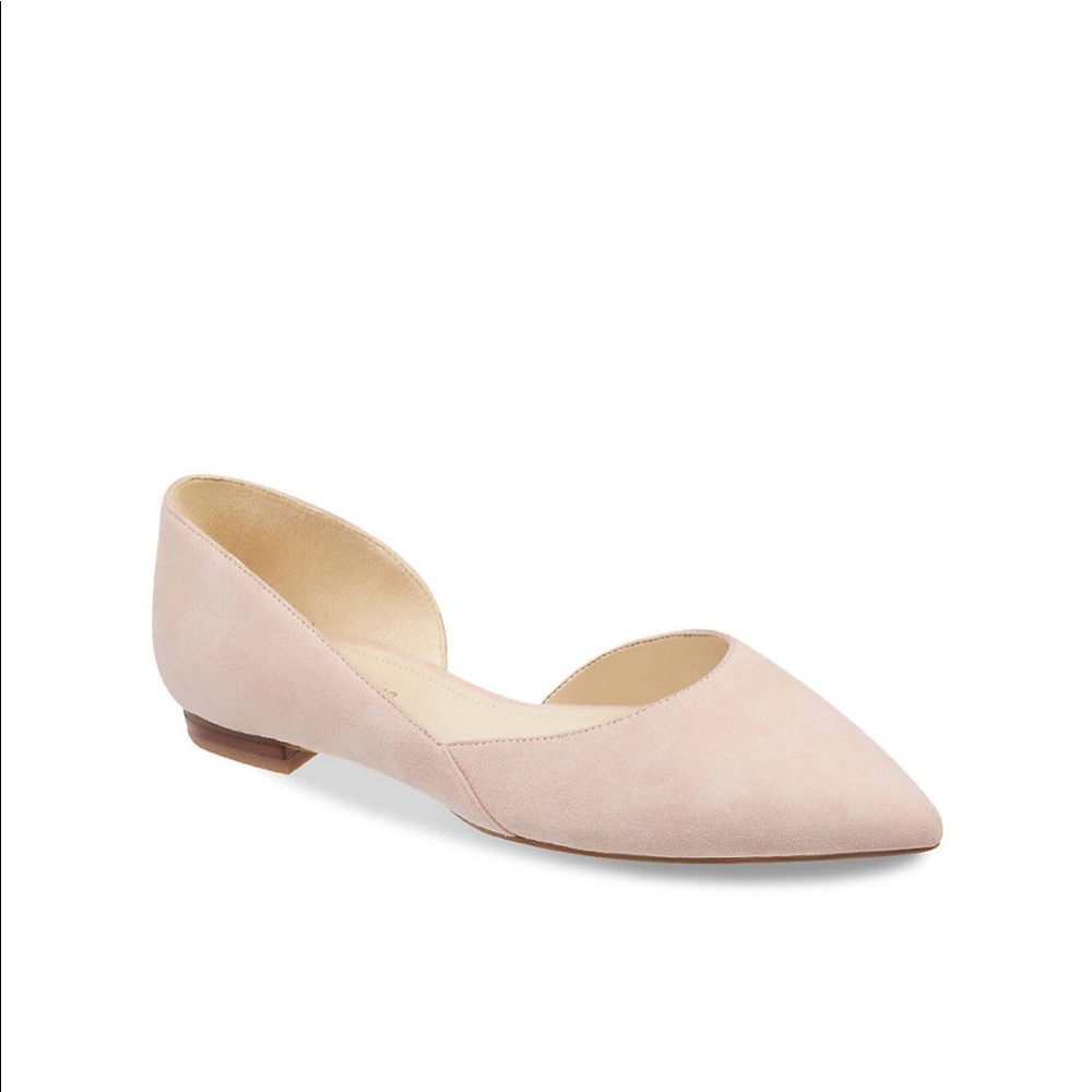 Marc Fisher Light Pink Suede Flat Size 10